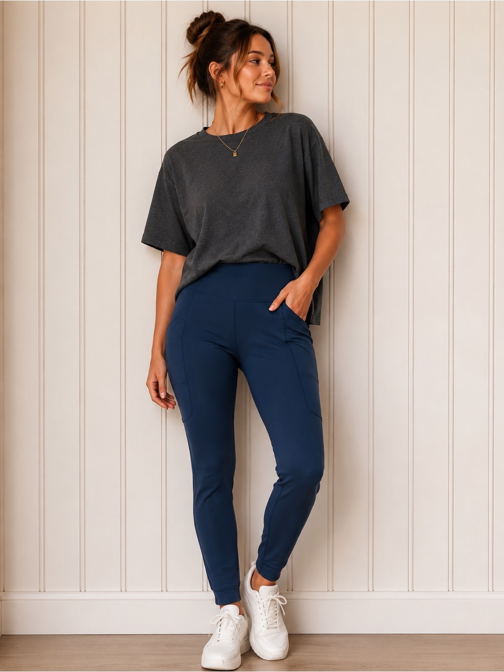American Eagle Dusty Blue The Everything Pocket Legging